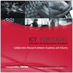 Capa da brochura ICT Portugal distribuda na exposio da Semana da Internet do Futuro, Ghent, Blgica
